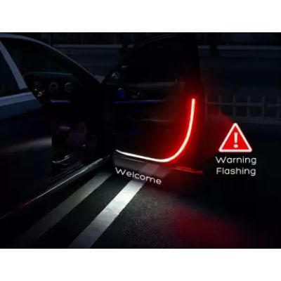 Door Warning Lights Set of 4 for All Cars Motorbasket