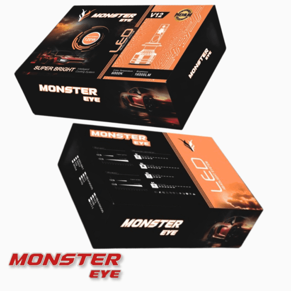 MonsterEye V12 120W LED Kit 6000K by Motorbasket - Image 3