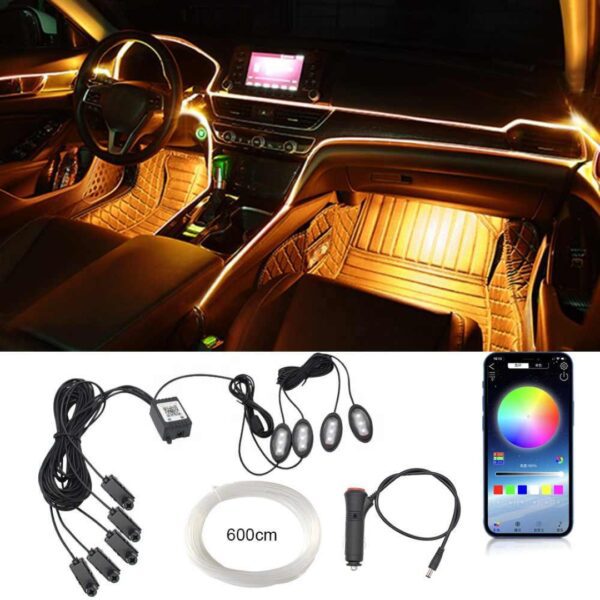 Budget Friendly Car Ambient Light by Motorbasket (9-in-1) - Image 2